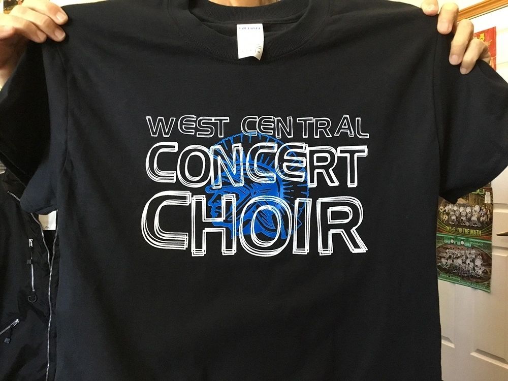 Concert Choir tee — West Central High School