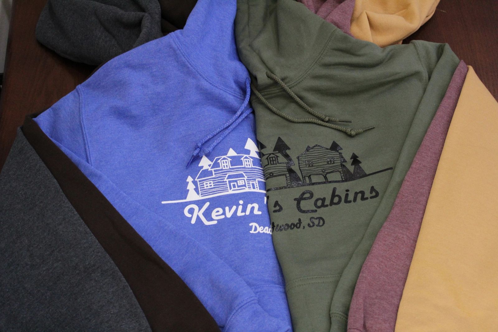Cabin hoodies — Kevin's Cabins, Deadwood