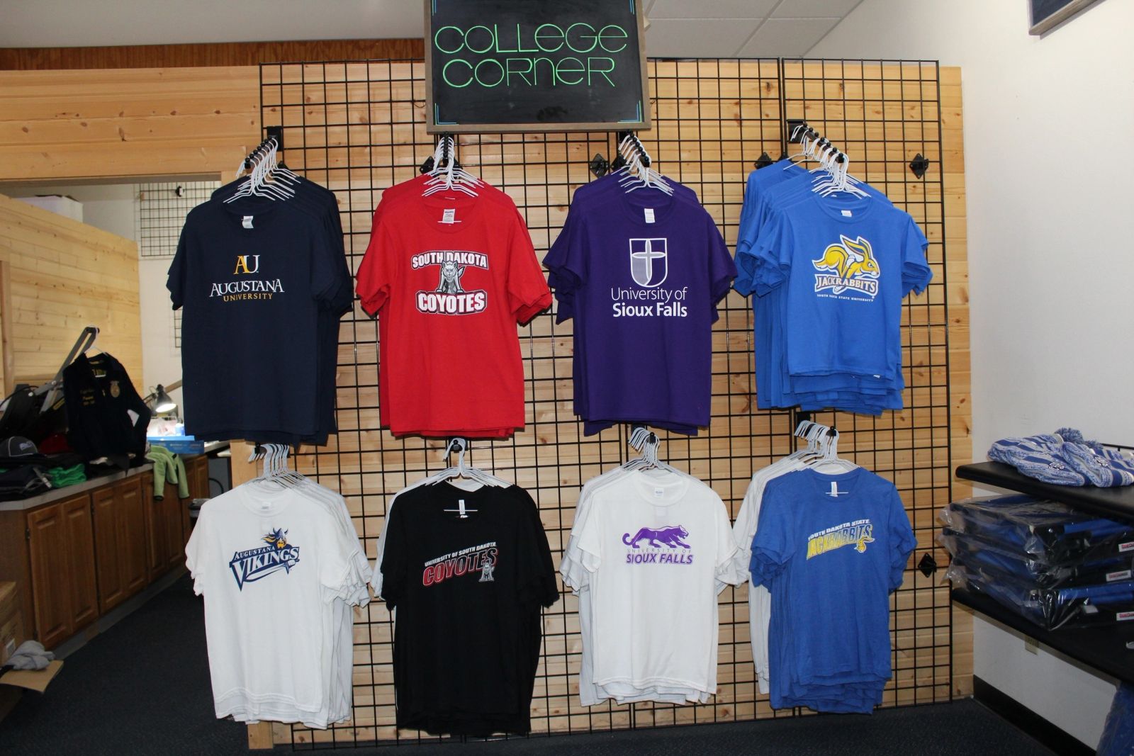 College Corner display — In-store
