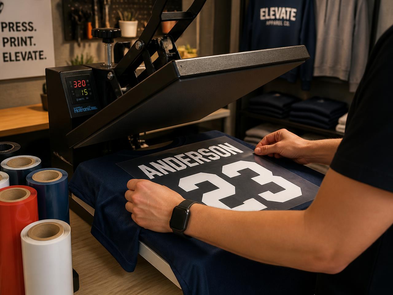 Names, numbers, and one-off pieces — Decorated Apparel in Hartford, SD near Sioux Falls